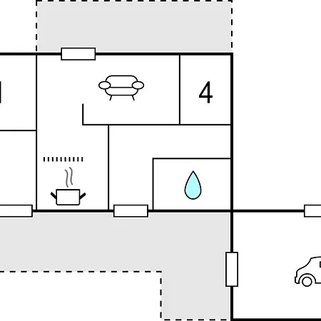 Holiday home Pet Friendly In Romo With Kitchen Kongsmark